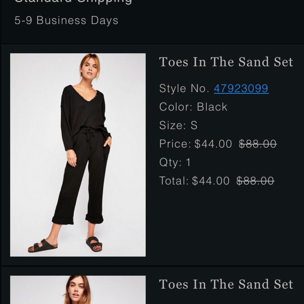 Free People Toes in the Sand Set - Pants available only!
